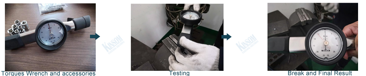testing on torques kinsom fasteners