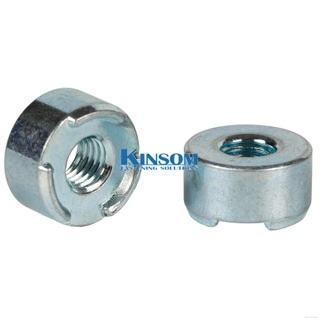 Round weld nuts welding 3 projections square spots steel with zinc coating VW13705-c340-TL217, TL1318