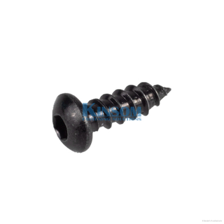 Custom S/S 316 Screws with hex socket Pan Head #8-32 thread Self Tapping black zinc coating 