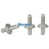 Custom stud bolt double thread bolts with 10.9 8.8 grade steel dacroment Zinc coating 9D168/120G SST test kinsom fasteners