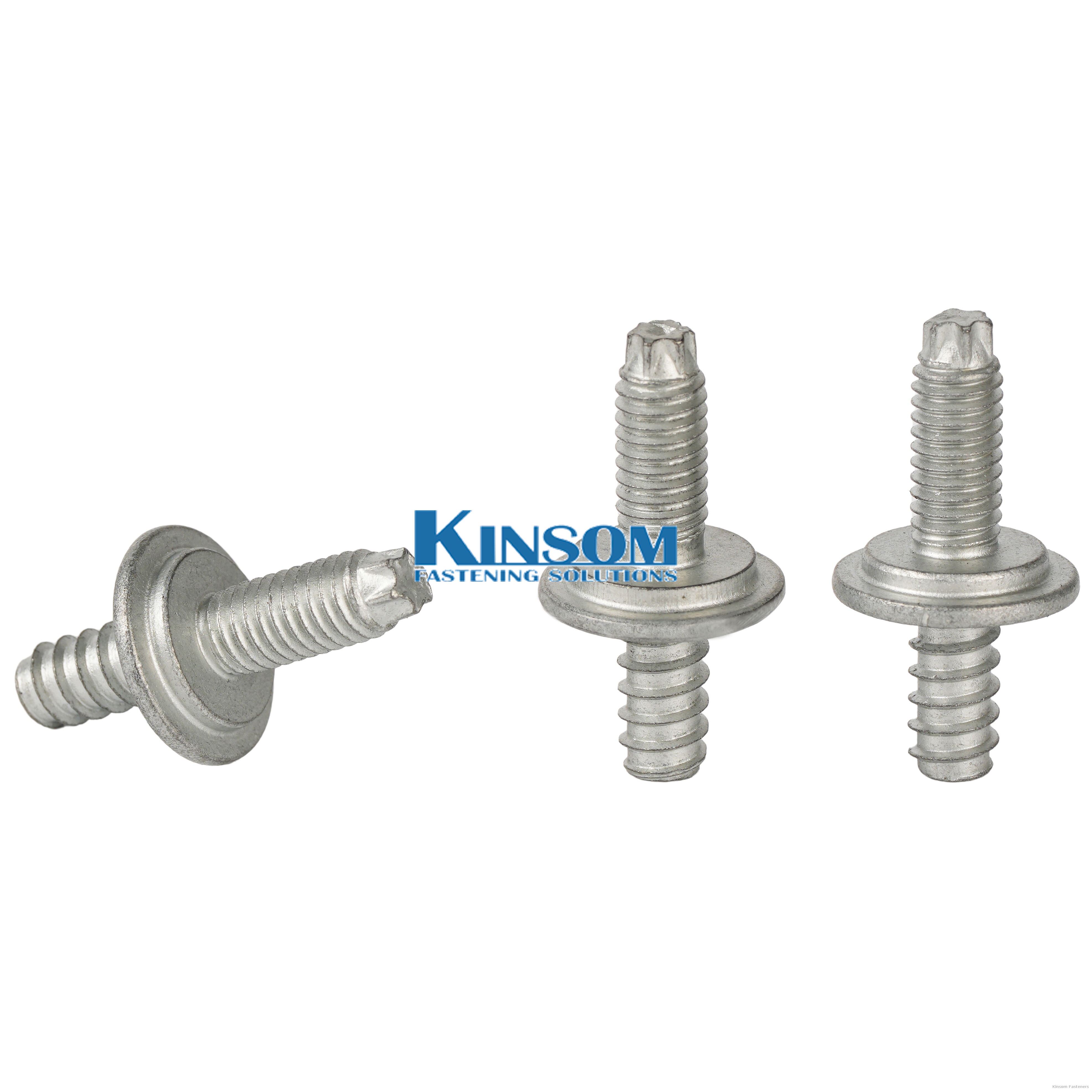 Custom stud bolt double thread bolts with 10.9 8.8 grade steel dacroment Zinc coating 9D168/120G SST test kinsom fasteners